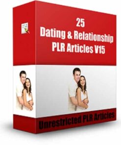 25 Dating & Relationship PLR Articles V15