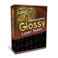 50 Glossy Layer Styles