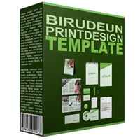 Birudeun Print Design Template