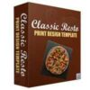 Classic Resto Print Design Template