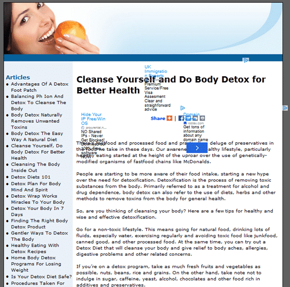 Detox Website