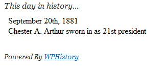 WPHistory Plugin1