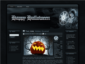 Halloween Sorceress WP Theme