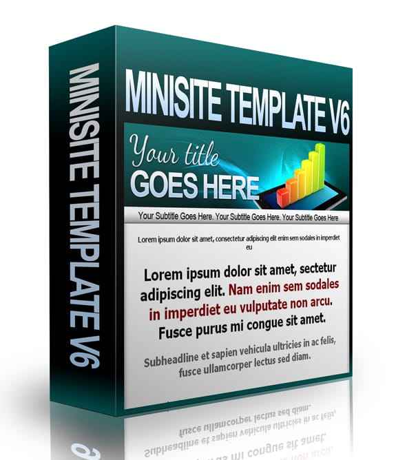 Minisite Template V6