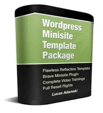 WordPress Minisite Template Package