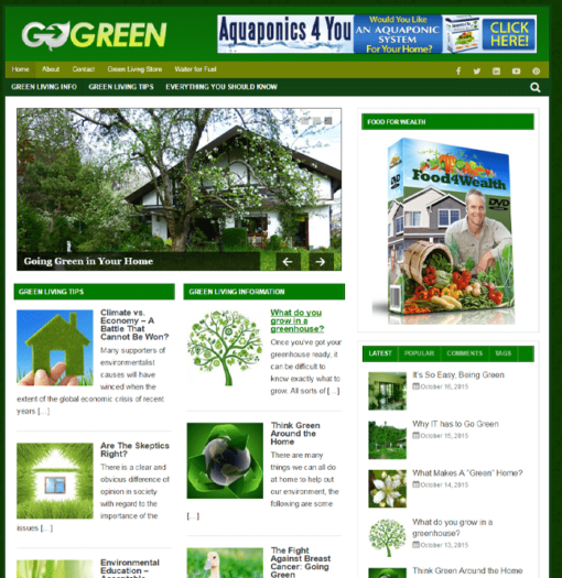 Green Living PLR Blog - Image 5