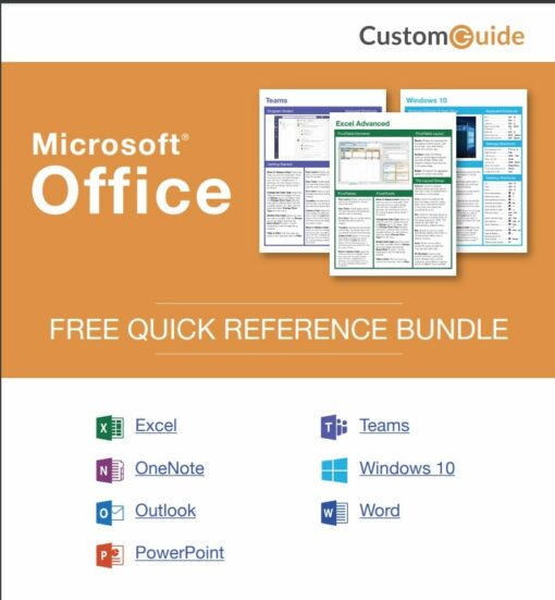 Microsoft Office 2019-Free Reference Card Bundle - Image 3